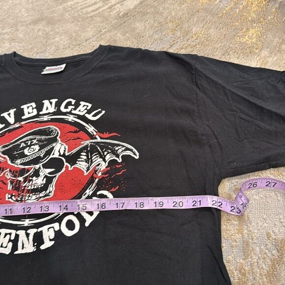 Vintage Avenged Sevenfold Small Tour 2006 Shirt Mens Black size XL - Picture 3 of 6